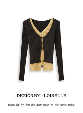 【官补之夜】LOISELLE洛赛儿【多伦多情书】时尚百搭休闲毛衣