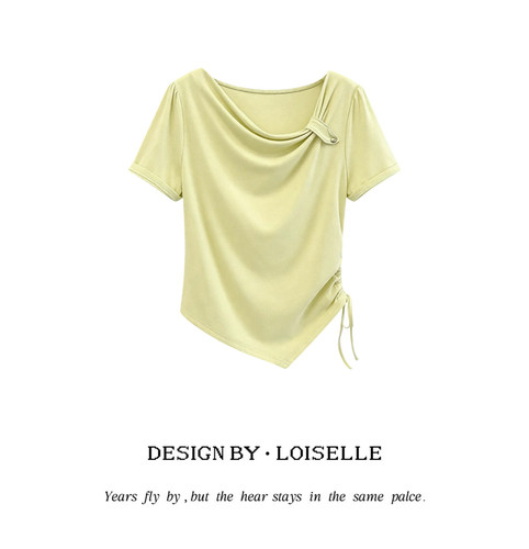 【告别之夜】LOISELLE洛赛儿【言语短袖】时尚百搭短袖