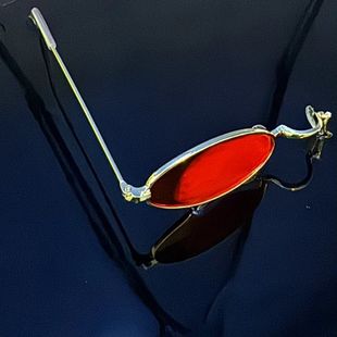 地狱客栈cos道具阿拉斯托眼镜配件单片眼镜道具cos服