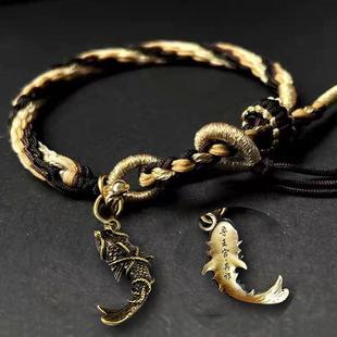 稻米节盗墓笔记周边联名手链张起灵吴邪蛇眉铜鱼轮回手绳配饰礼物