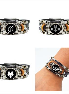 假面骑士帝骑龙骑时王手链手绳手环球迷用品复古时尚复古首饰