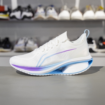 李宁男子透气高回弹休闲慢跑鞋