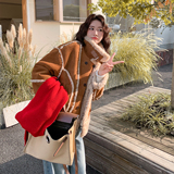 【档口有货】加厚羊羔毛皮毛一体外套2D122-2749-P205控298，女装短外套，2D122