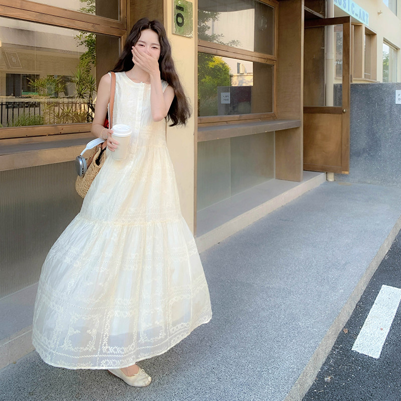 【档口现货】撞色仙女背心连衣裙2D122-2627-P135控198,女装连衣裙,2D122