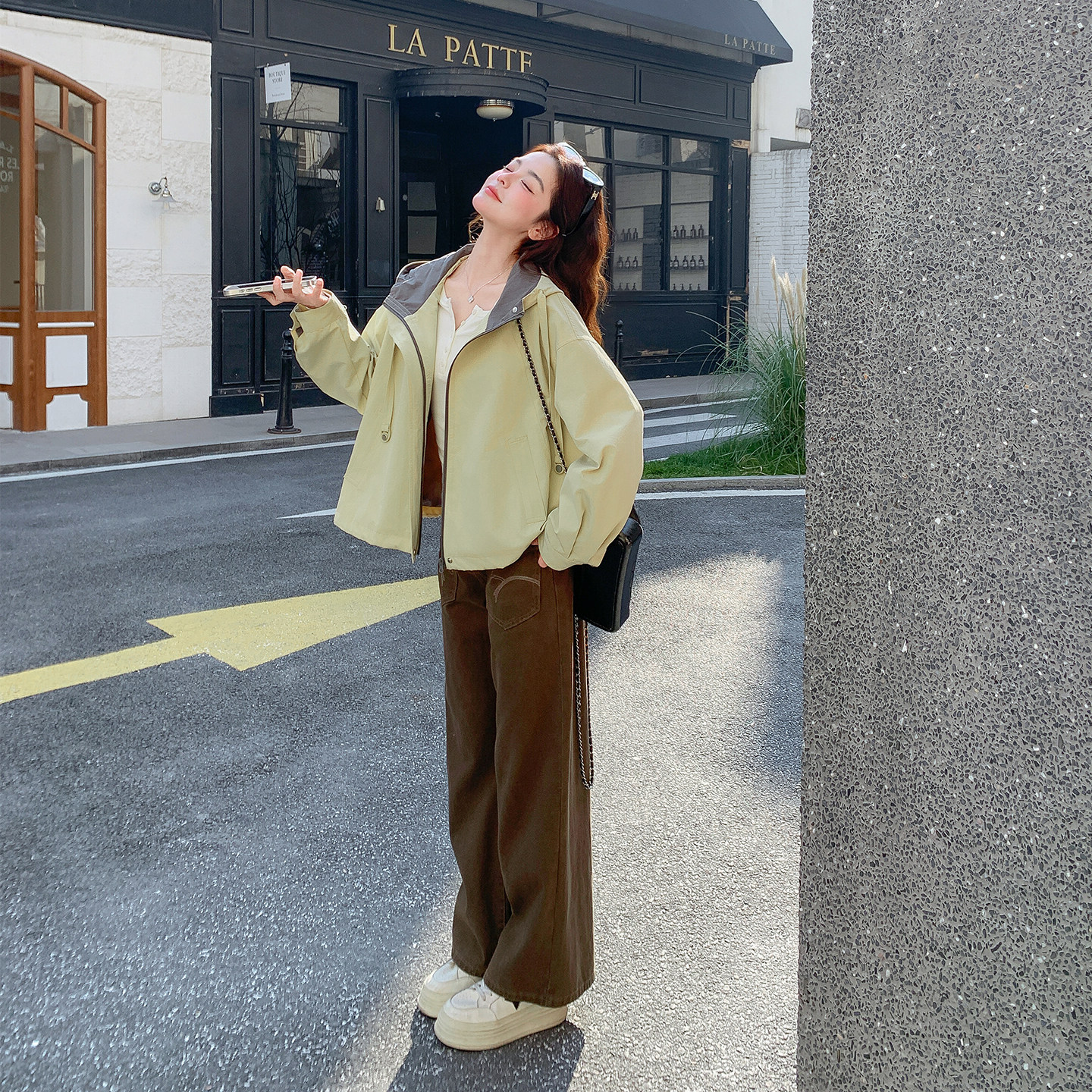【档口有货】连帽夹克短外套2D122-2809-P155控248,女装短外套,2D122