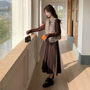 【档口有货】小香风外套+连衣裙套装 2D122-1210-P145 控208图片