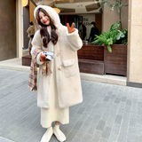 档口有货主推连帽皮毛一体外套2D122-9153-P205控298，女装棉衣/棉服，2D122