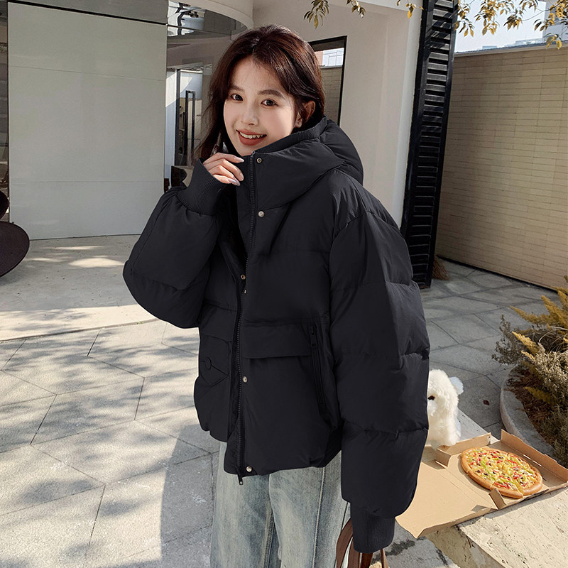 【档口有货】连帽短款加厚羽绒服外套2D122-9133-P255控368,女装羽绒服,2D122