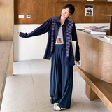 【档口有货】衬衫（披肩）+裤子三件套2D122-2716-P185控268，女装套装/套裙，2D122