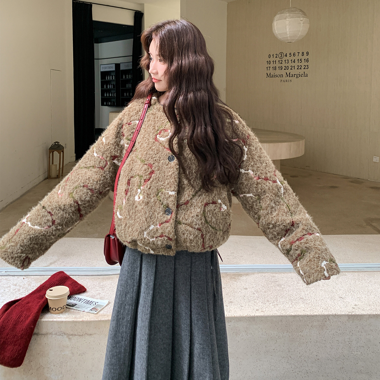 【档口有货】夹棉加厚毛绒外套2D122-2759-P180控278,女装棉衣/棉服,2D122
