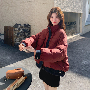 【档口 有货】牛仔拼接羽绒服 2D122-2776-P275 控398图片