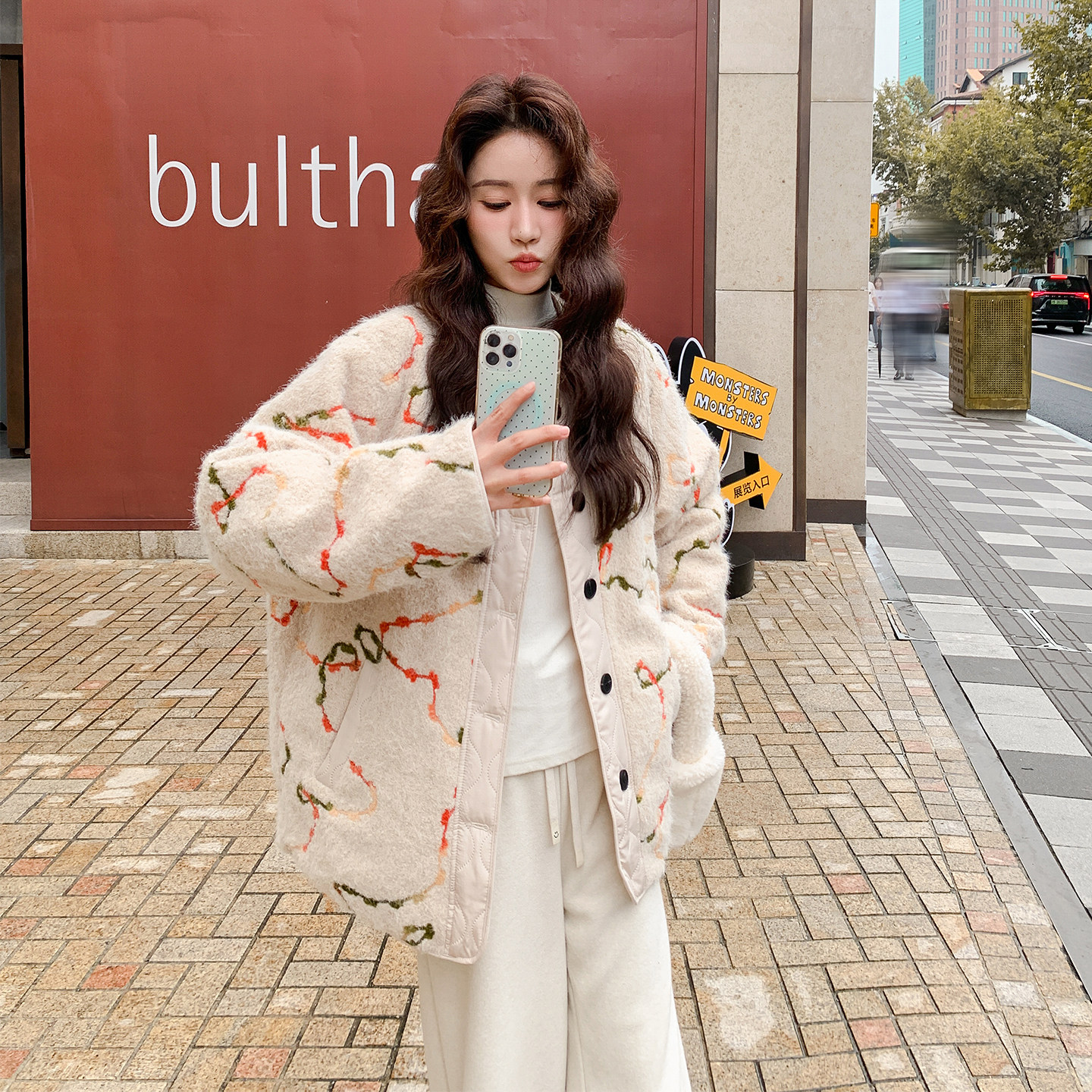 【档口有货】夹棉加厚毛绒棉衣外套2D122-2756-P190控288，女装棉衣/棉服，2D122