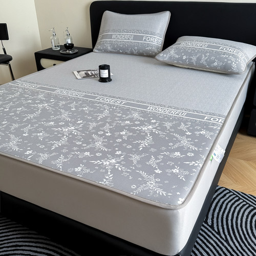 2025新款A类母婴级提花冰丝凉席