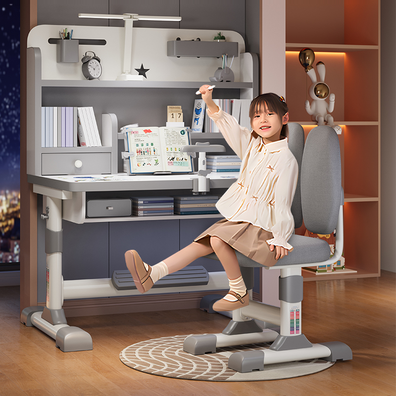 儿童学习桌小学生家用课桌椅可升降桌椅套装写字作业书桌2025新款
