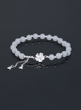 樱花爱心流苏猫眼石手链手串气质