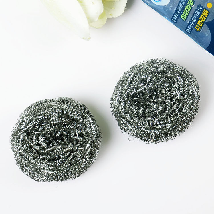 金属钢丝球清洁球 刷锅  刷碗刷锅除污 永不生锈 二只装