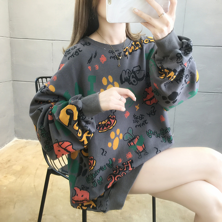 韩国2020新款春秋大码卫衣女宽松薄款胖mm超火ece高中生显瘦上衣在类目 模玩/动漫/周边/cos/桌游, Cosplay服饰/道具/服务, Cosplay女装中 - 来自Buy2taobao.com提供专业的淘宝代购服务