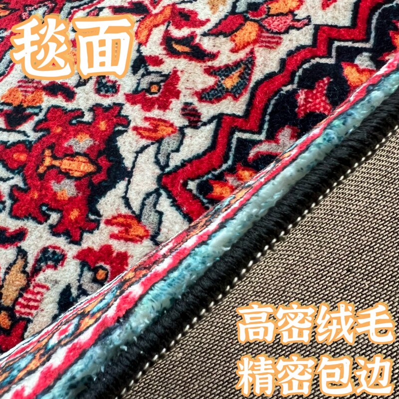子凡/简美轻奢客厅厚地毯法式田园衣帽间绒毛毯卧室长绒加厚地毯