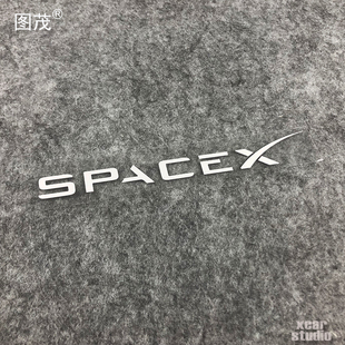 SPACEX公司标识贴纸马斯克企业NASA合作伙伴火星殖民计划