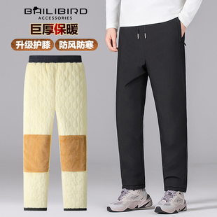 外穿直筒裤 升级款 男女士高腰款 加绒加厚东北保暖防风休闲棉裤 冬季
