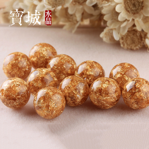 diy台湾朱砂手串项链配饰散珠