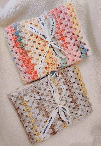 云团十刻围巾亲子围巾情侣围巾纯手工编织成品