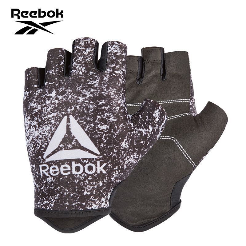 Reebok锐步健身手套女壶铃单杠撸铁轻薄运动防起茧骑行器械训练男