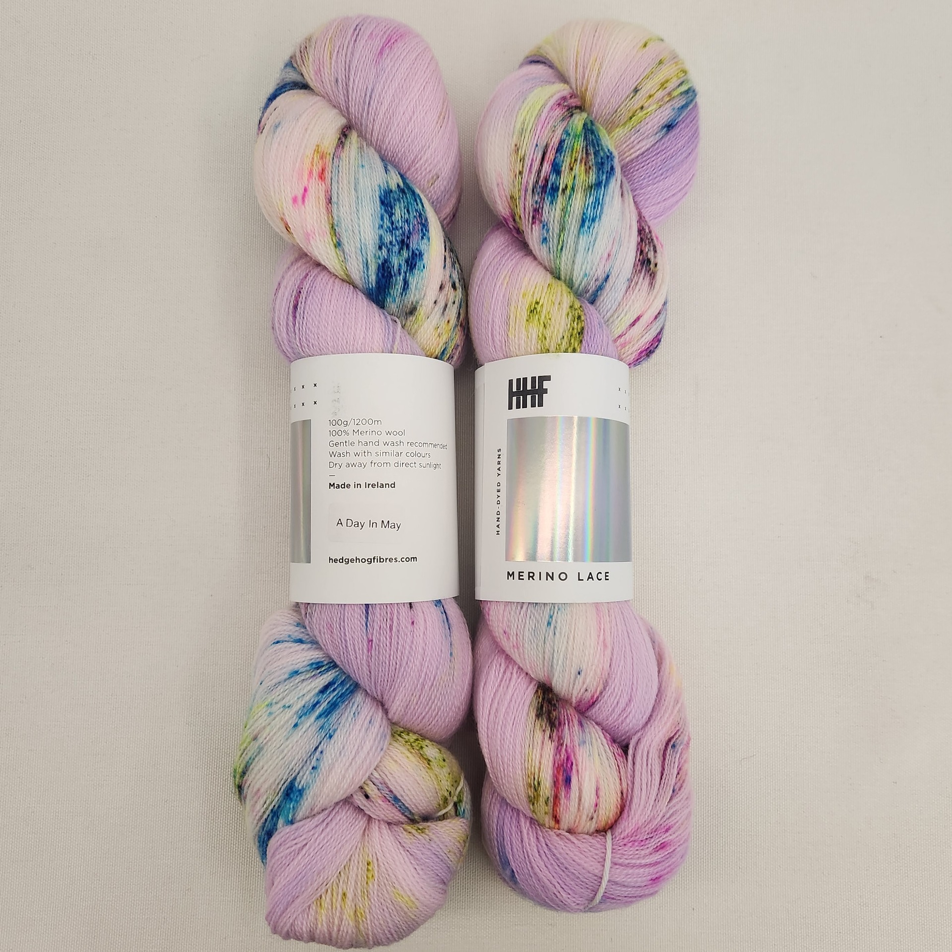 HHF Merino Lace 刺猬线爱尔兰进口手染线蕾丝羊毛线100克1200米