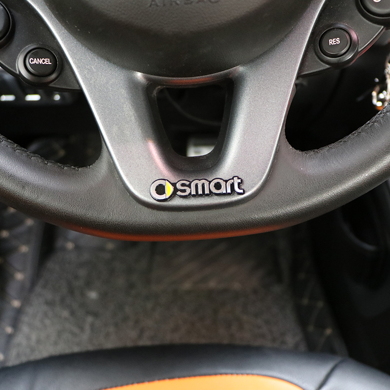 适用奔驰smart金属斯玛特车贴