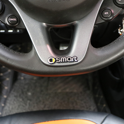 适用奔驰smart金属斯玛特车贴