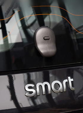 适用15-19款奔驰smart尾标字母贴斯玛特改装forfour fortwo后车标