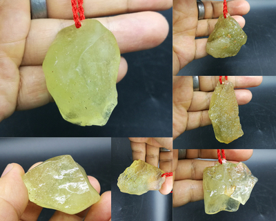 利比亚玻璃陨石挂件埃及吊坠