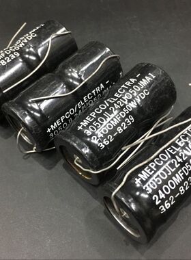 原装美国西电+MEPCO/ELECTRA-电解 50V 2400UF 代替2200UF