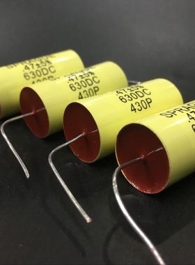 原装美国SPRAGUE 430P红头思碧电容  630V   0.47UF 胆机耦合电容