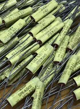 原装美国SPRAGUE 439P红头发烧级电容 0.22UF 220VAC相当400VDC