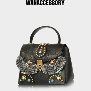 WANACCESSORY万蔻ART Mini便当单肩斜挎手提包 DECO海市蜃楼特别款