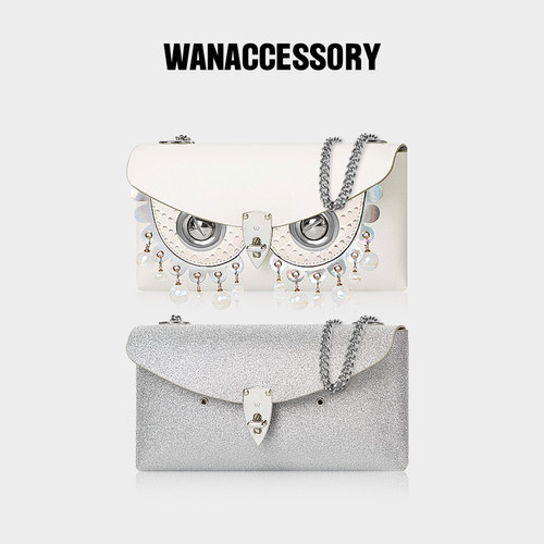 WANACCESSORY猫头鹰斜挎信封包