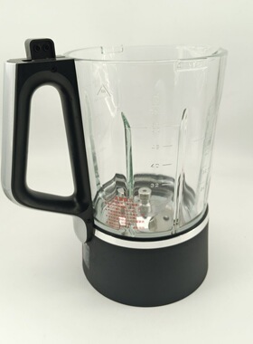 苏泊尔破壁机配件SPD801R加热玻璃杯可拆洗刀头1750ml豆浆杯