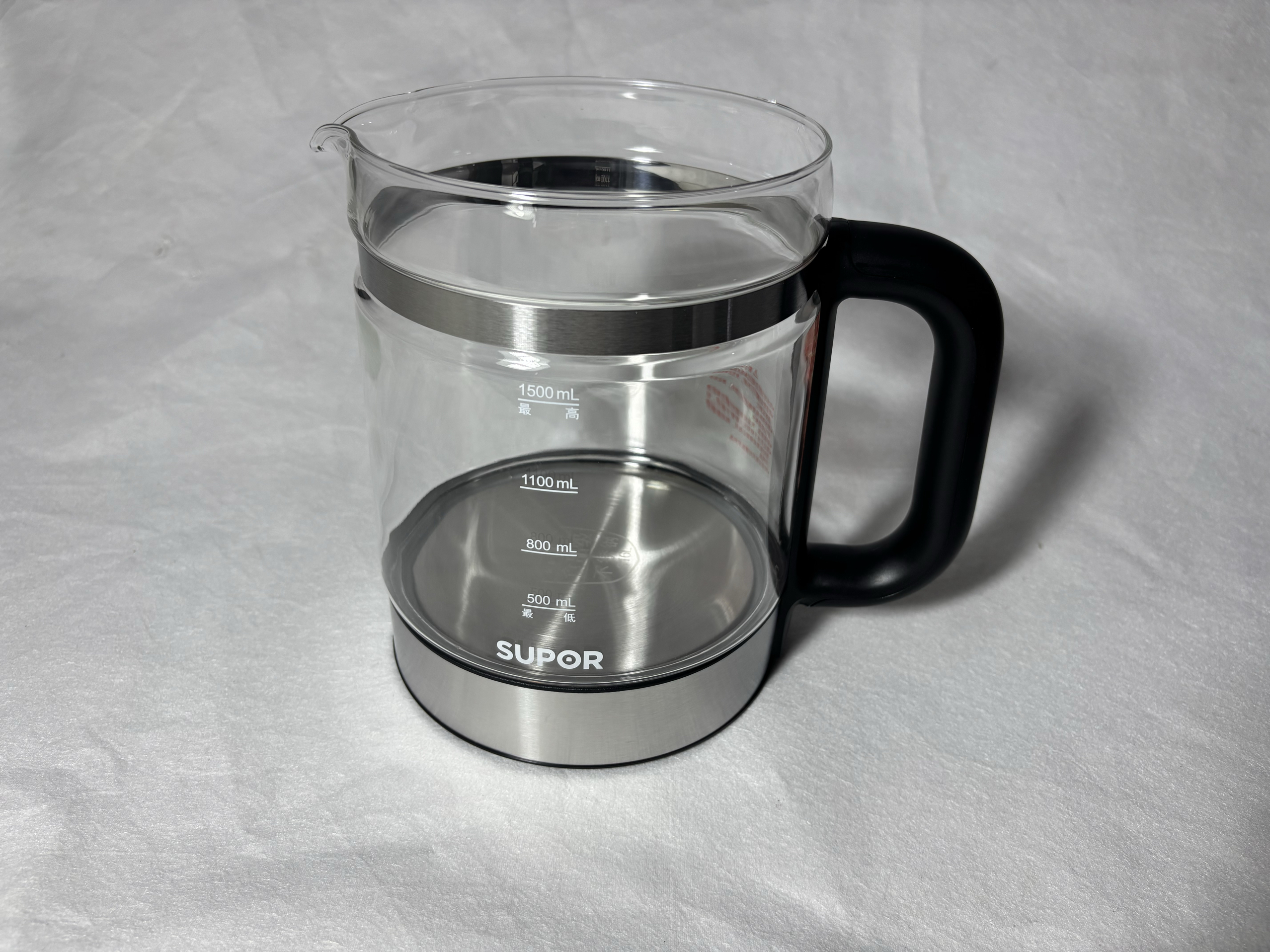 苏泊尔养生壶配件SW-15Y05/SW-15YJ32/SW-15YJ31玻璃壶壶身组件