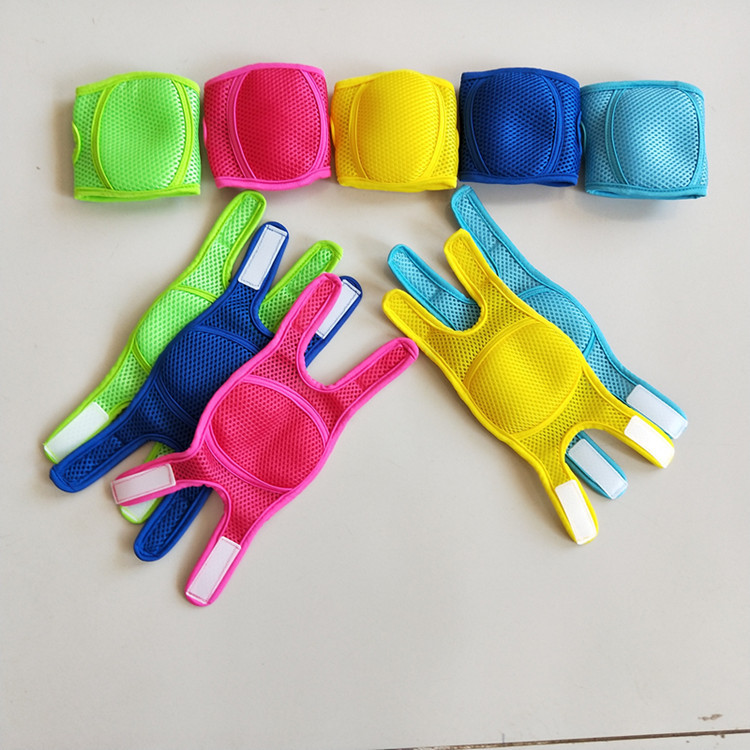 宝宝爬行防摔膝儿童幼儿护膝可调节盖透气网眼夏季小孩学步0-6岁