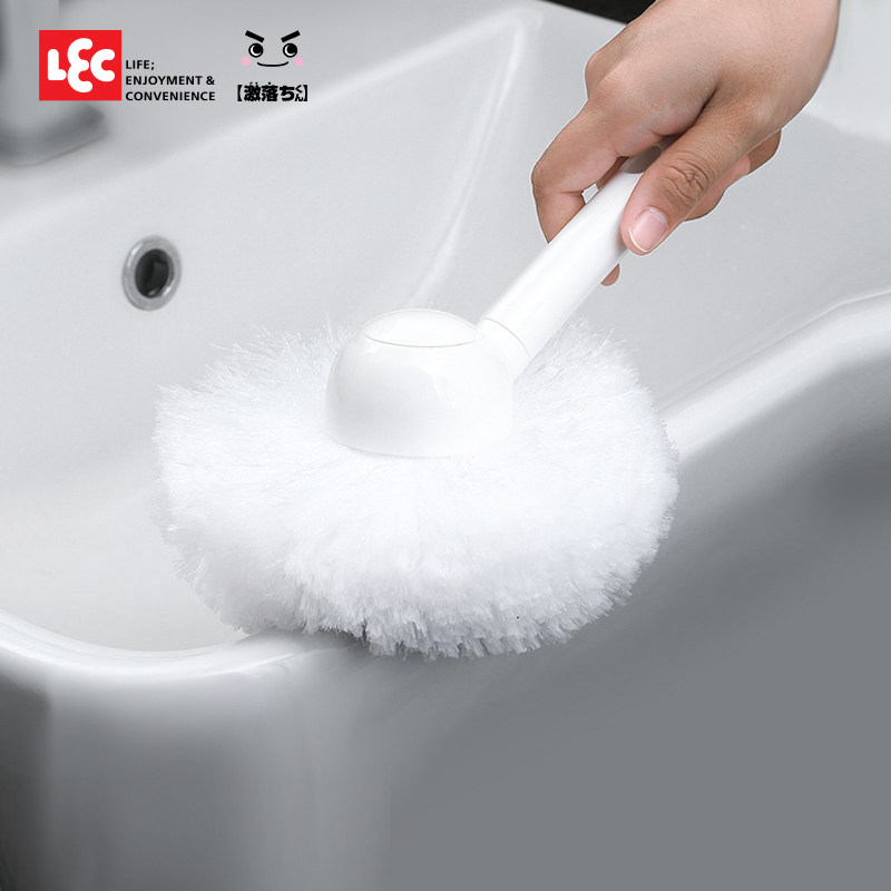 日本LEC浴缸刷长柄可伸缩浴室玻璃地板脸盆清洁除尘刷子免洗