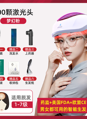 i黑密智能头盔增发密发红光激光生发帽头皮生发仪脱发低能量LLLT
