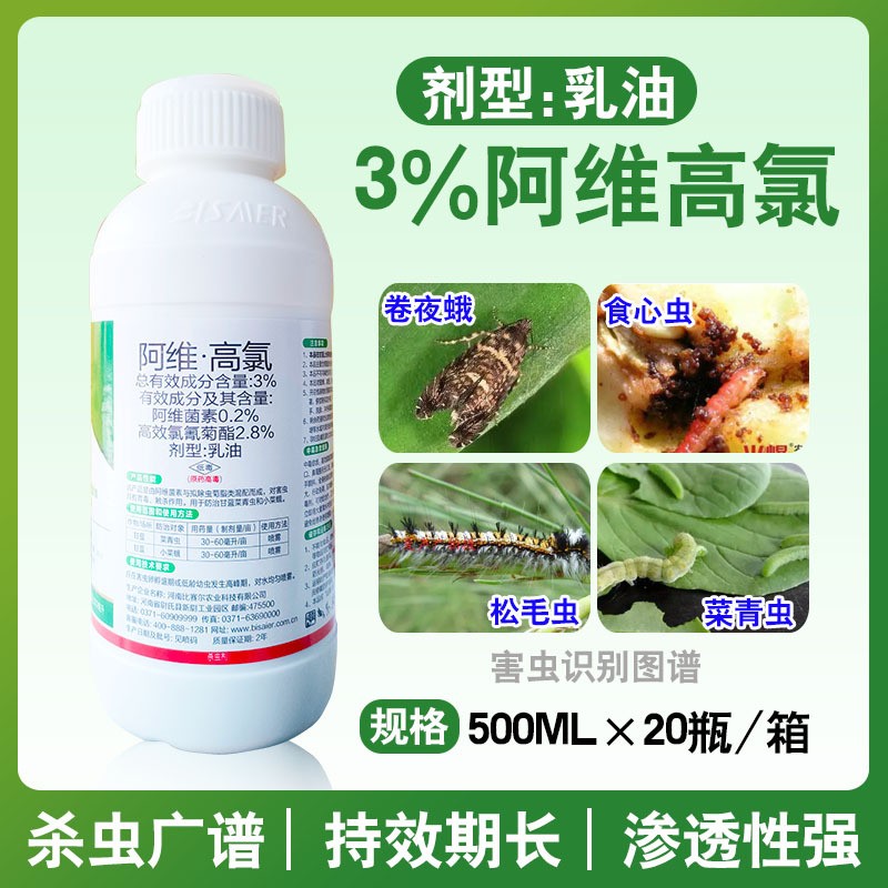 3%阿维高氯高录阿维菌素
