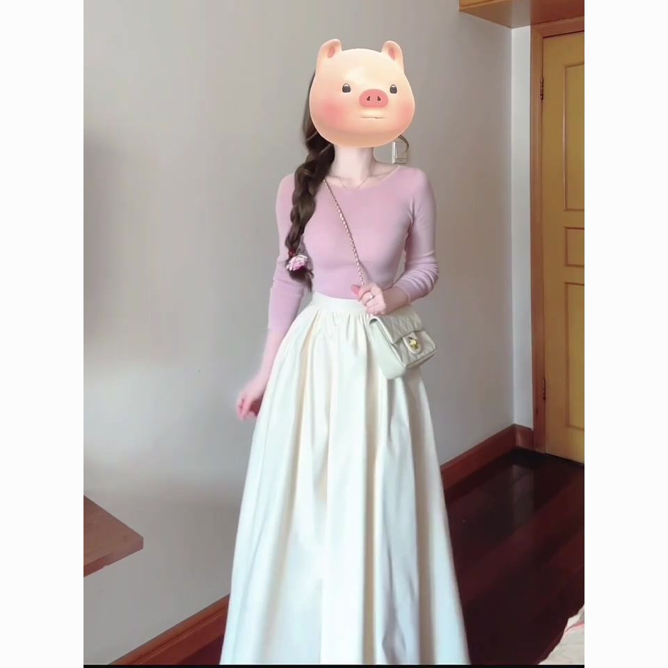 开春穿搭一整套韩系粉色