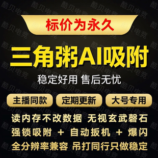 三角州AI吸附瞄准心吸附图像识别非OBS辅助工具国际服PC端主播款