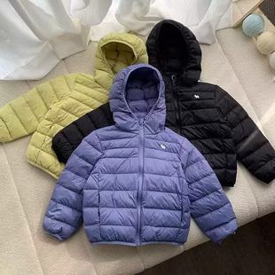 2025秋冬季新款儿童轻薄羽绒服宝宝男童女童中大童短款超轻便外套