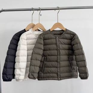 2025秋冬季新款内胆羽绒服儿童宝宝男童女童中大童短款超轻便外套