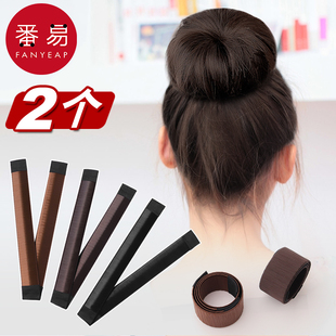 盘发器B1pq801 丸子头盘发器女花苞头卷发假发啪啪圈盘发固定神