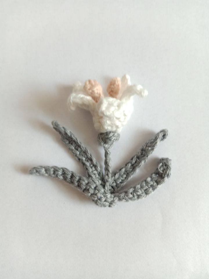 羊绒毛线花朵手钩花毛衣饰品配件