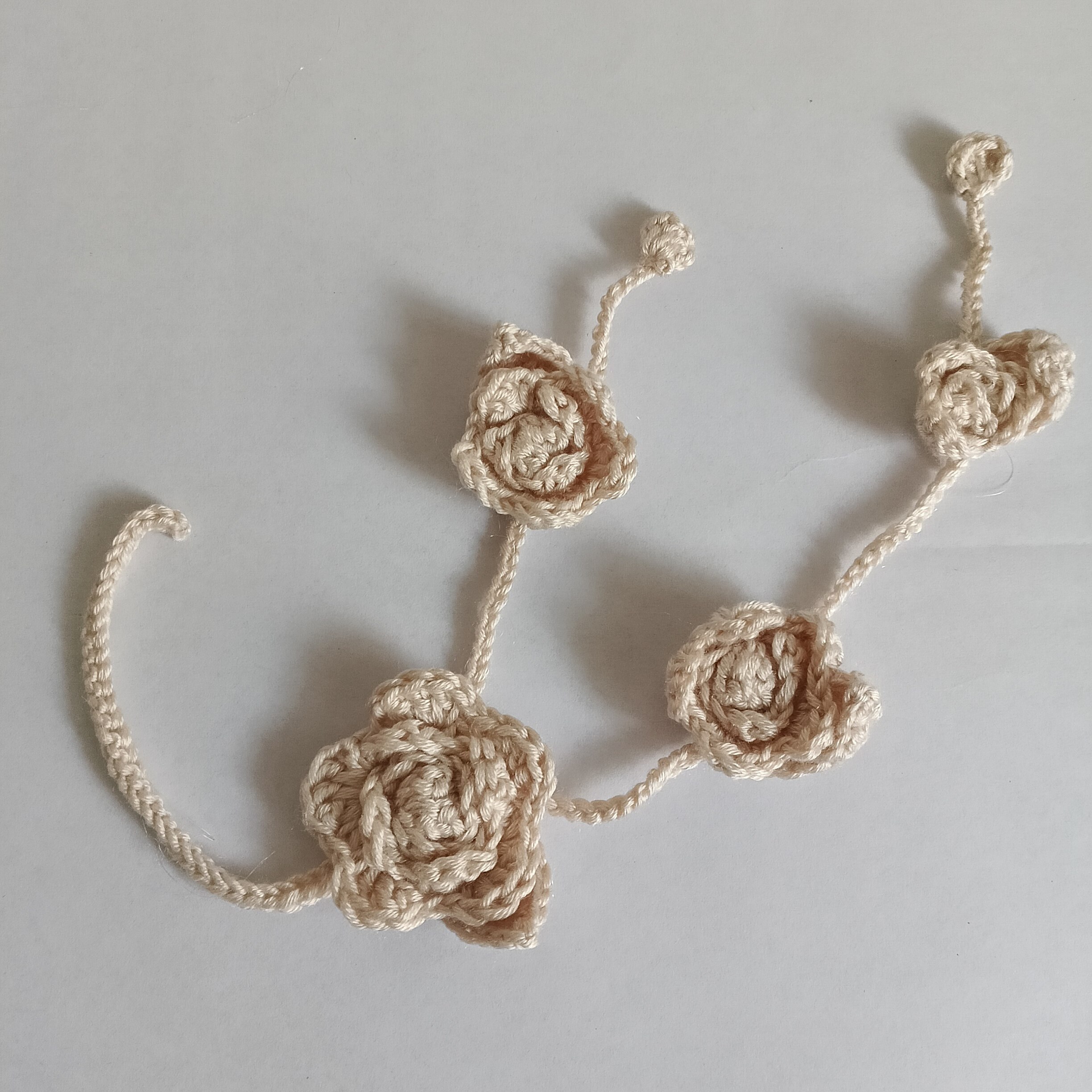 手钩毛线花朵成品服装饰品配件